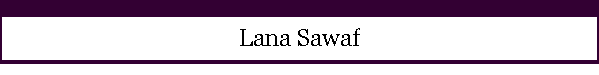 Lana Sawaf